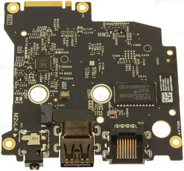 Main image of OEM Alienware m16 R1 Left Side Network RJ-45 USB Audio Port IO Circuit  T2VJ7