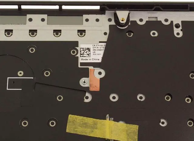 Alt view image 4 of 6 - New Dell OEM Vostro 16 5630 Palmrest Keyboard Assembly 94CCT NF3R9