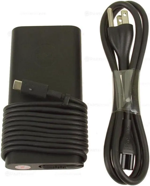 Alt view image 2 of 14 - New Dell OEM 90-watt AC Power Adapter Charger USB Type-C 90W TDK33 R2M8K