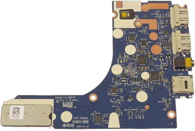 Alt view image 3 of 5 - Dell OEM Latitude 7640 Right-side IO Circuit Board Audio USB Power  NM2Y6
