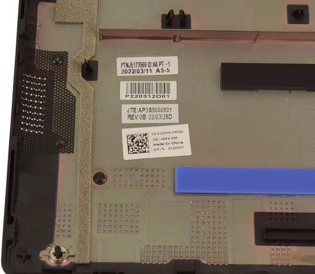 Alt view image 3 of 4 - New OEM Alienware m17 R5 AMD Bottom Access Panel Door Cover Y20WM