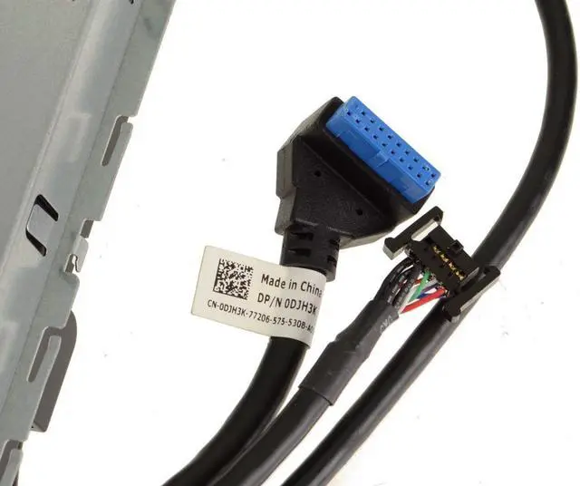 Alt view image 3 of 3 - Dell OEM Precision Workstation T1700 SFF Front Panel USB Audio Ports I/O  DJH3K