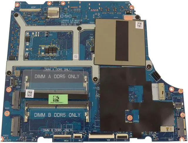 Alt view image 3 of 11 - Dell OEM G Series G15 5530 Motherboard System Board Intel i5 Motherboard 3MW9X