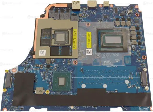 Alt view image 2 of 6 - Dell G15 5530 Gaming Laptop Motherboard F072Y With Intel I7-13650hx Nvidia Geforce Rtx 4060 8gb Gddr6 Gpu And Dual-channel Ddr5 Compatible