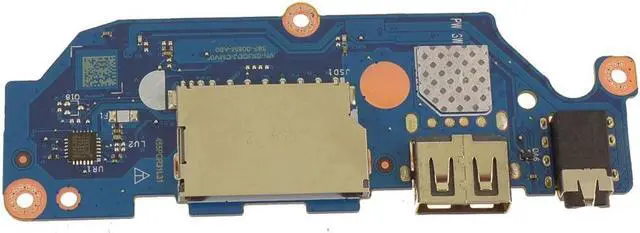 Alt view image 3 of 4 - Dell OEM Inspiron 3530 USB Audio Port SD Card Reader IO Circuit Board XJDDJ