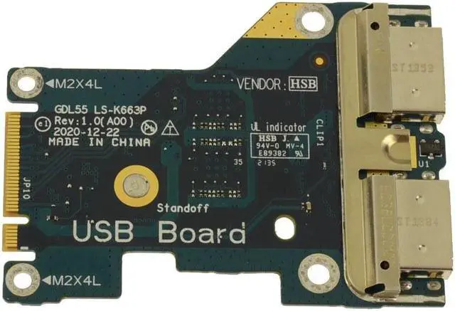 Alt view image 2 of 2 - Dell OEM G Series G15 5510 5511 5515 USB 3.2 Ports IO Circuit Board USB  TR4T5