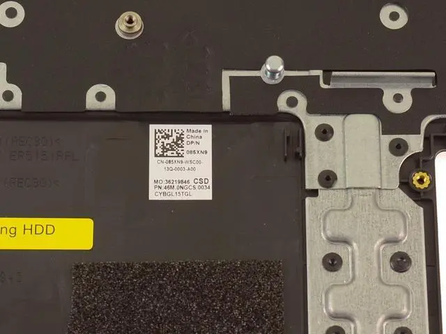 Alt view image 2 of 7 - New French Canadian Dell OEM Latitude 3520 Palmrest Keyboard Assembly 85XN9