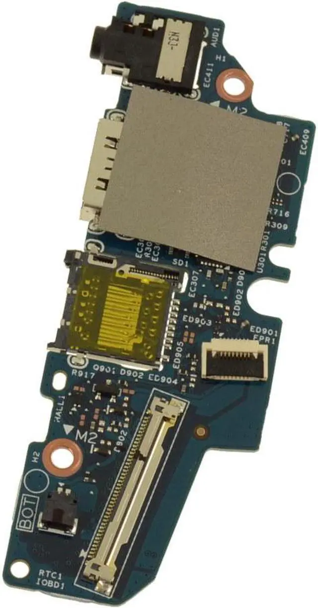Alt view image 4 of 4 - Dell OEM Inspiron 7415 5410 2-in-1 Power Button USB Audio Port IO  WMVMV