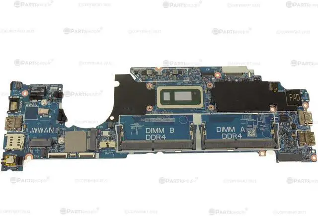 Alt view image 2 of 6 - Dell PDV43 Intel i7-10810U 16 GB RAM OEM Motherboard for Latitude 5310 Laptop - 1.1 GHz - Hexa Core