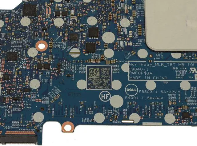 Alt view image 4 of 6 - Dell PDV43 Intel i7-10810U 16 GB RAM OEM Motherboard for Latitude 5310 Laptop - 1.1 GHz - Hexa Core