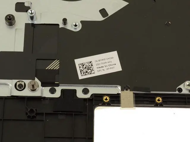 Alt view image 3 of 5 - New SPANISH Dell OEM Latitude 3590 Palmrest Spanish Keyboard Assembly FP FYP3T