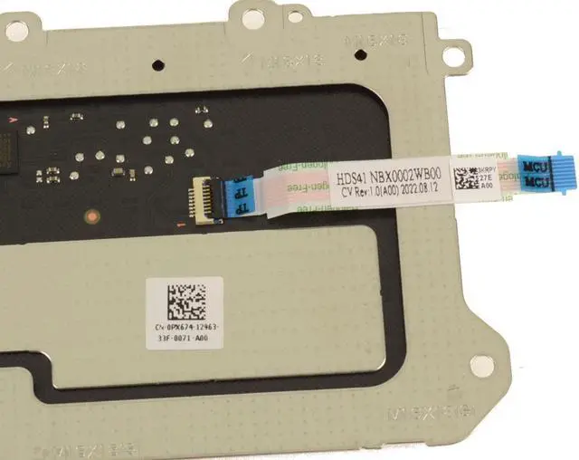 Alt view image 4 of 4 - New OEM Alienware x14 R1 R2  Touchpad Sensor Module Kit  Cables PX674 40J1V