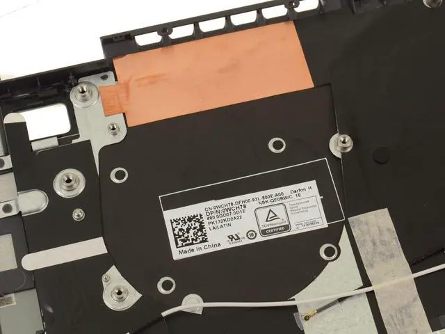 Alt view image 5 of 5 - Spanish Dell OEM Latitude 3301 Inspiron 5390 Palmrest Laptop Keyboard 9XTJD