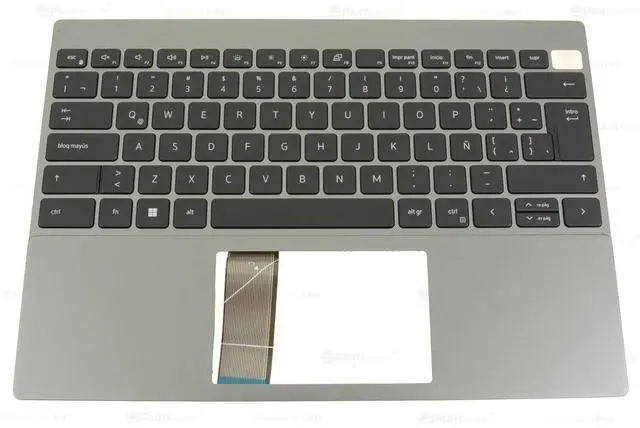 Main image of New Spanish Dell OEM Inspiron 5320 Palmrest Backlit Keyboard Assembly WLAN 162V4