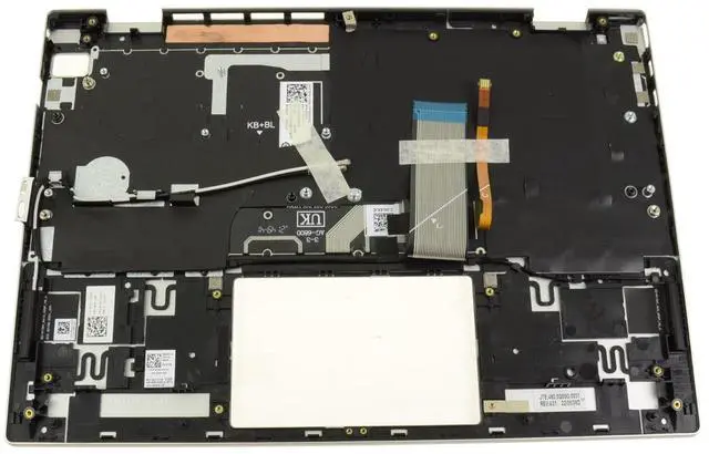 Alt view image 2 of 6 - New Spanish Dell OEM Inspiron 5330 Palmrest Backlit Keyboard Assembly WLAN 74F38