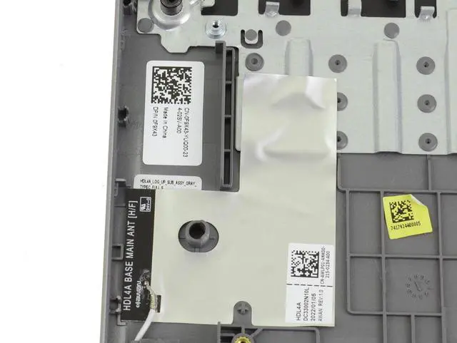 Alt view image 4 of 7 - New Dell OEM Vostro 3420 Palmrest Keyboard Assembly Nvidia With Antennas PK79M