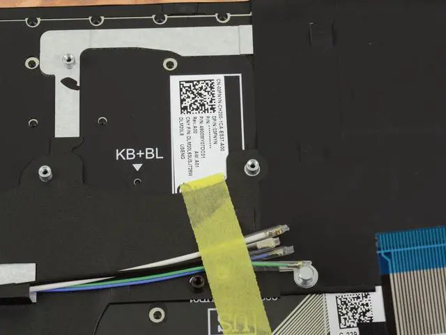 Alt view image 4 of 6 - New Dell OEM Inspiron 5320 Palmrest Backlit Keyboard Assembly WWAN 2V8W7