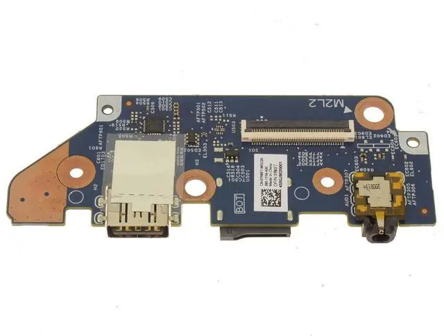 Alt view image 3 of 4 - Dell YN0F7 Right Side I/O USB, Audio Daughterboard for Latitude 3310 2-In-1 Laptop