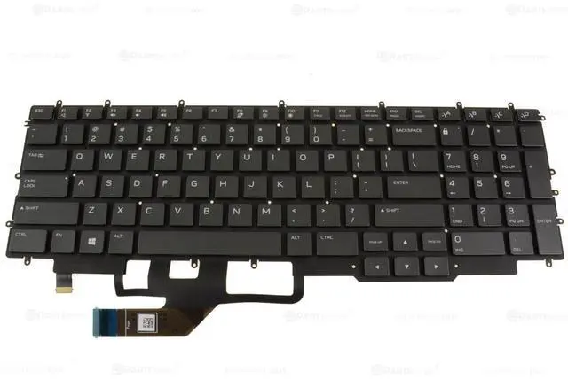 Main image of New OEM Alienware m17 R3 m17 R4 Backlit Laptop Keyboard Assembly 3FN13