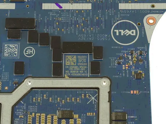 Alt view image 4 of 6 - Dell 5DG8H Intel i7-10850H Laptop Motherboard for Precision 5750 - Nvidia Quadro T2000 4 GB GDDR6 - Dual-Channel SODIMM DDR4 - Intel vPro - Stradale Cmlh Mb 19749-1 M8fd5$ca