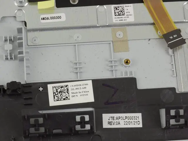 Alt view image 4 of 6 - Dell OEM G Series G15 5520 5521 5525 Palmrest Backlit Laptop Keyboard K6X42