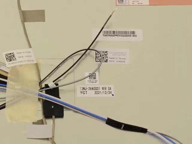 Alt view image 3 of 5 - Dell OEM Latitude 5430 Rugged 14" Touchscreen LCD Back Top LCD Back Cover Y99MR