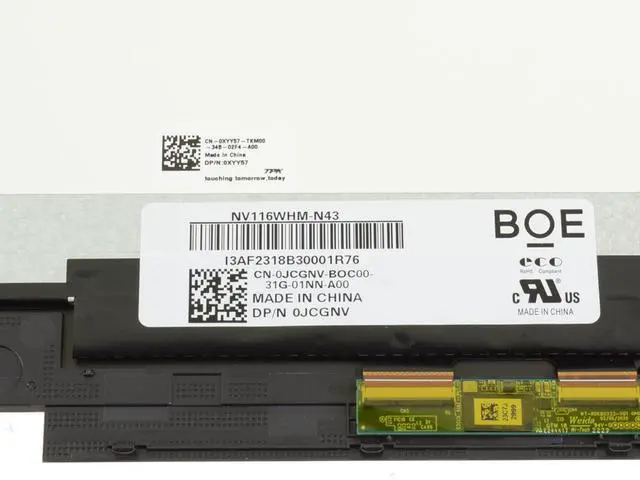 Alt view image 3 of 5 - Dell OEM Latitude 3140 2-in-1 11.6" Touchscreen WXGAHD LCD LED LCD Screen XYY57