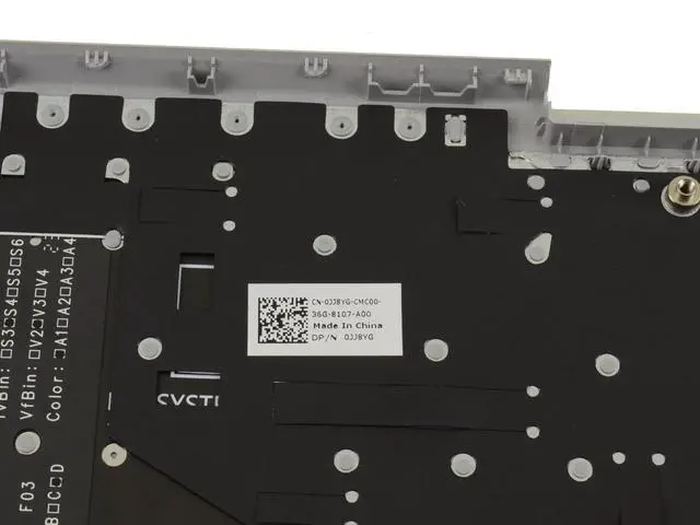 Alt view image 3 of 7 - Dell OEM Inspiron 3520 3525 3530 Palmrest Backlit Laptop Keyboard JJ8YG