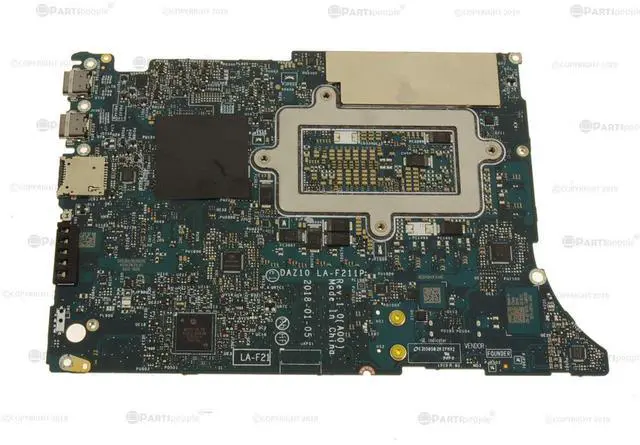 Alt view image 2 of 5 - Dell F1R7C Laptop Motherboard - Intel Core i7-8706G - 16 GB DDR4 - AMD Radeon RX Vega M GL 4 GB DDR4 Discrete Graphics