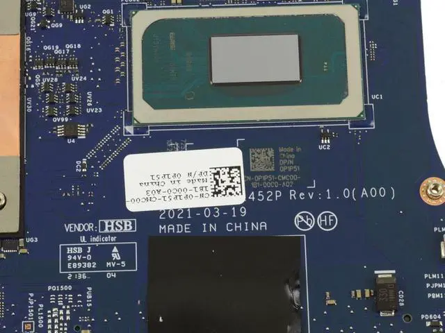 Alt view image 3 of 4 - Dell OEM Alienware m15 R6 Laptop Motherboard System Mainboard Motherboard P1P51