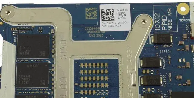 Alt view image 4 of 4 - Dell OEM Alienware m17 R3 m15 R3 Laptop Motherboard System Motherboard 5K7K0