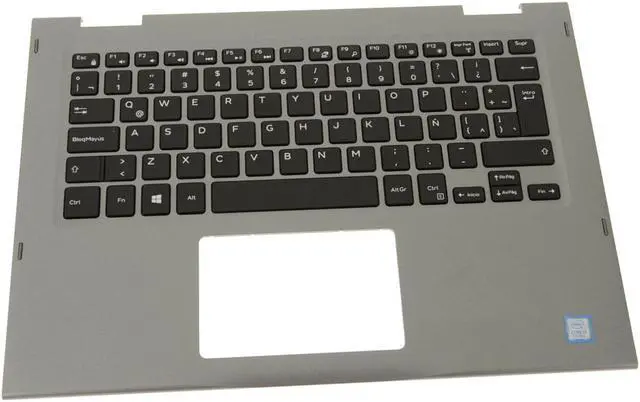Main image of New Spanish Dell OEM Inspiron 5368 5378 Palmrest Keyboard Assembly NO BL RYCV4