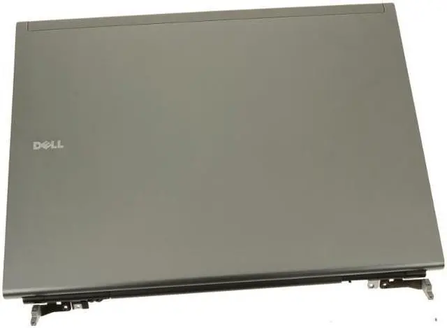 Main image of New Dell OEM Precision M6400 17" LCD Back Cover Lid Assembly  Hinges M169F J42J1