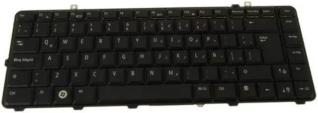 Main image of New Spanish Dell OEM Studio 1535 1536 1537  Backlit Laptop Keyboard D796C