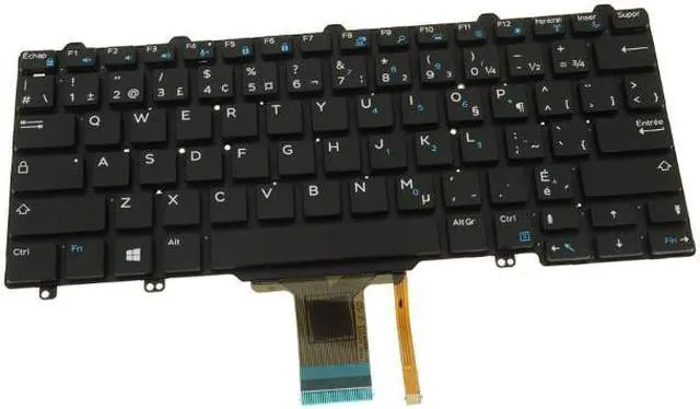 Main image of French Canadian Dell OEM Latitude E7250 E5250 Laptop Laptop Keyboard 9JK9V