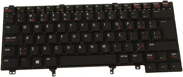 Main image of French-English Dell OEM Latitude E6430 E5430 E6330 Laptop Laptop Keyboard TP2TV