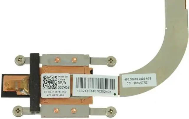 Alt view image 3 of 4 - New Dell OEM Inspiron 3147 3157 CPU Heatsink Fan Assembly 0JM58