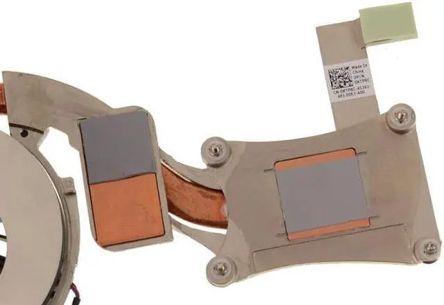 Alt view image 4 of 5 - Dell OEM Latitude E6410 CPU FAN and Heatsink Assembly for Heatsink KTPRC