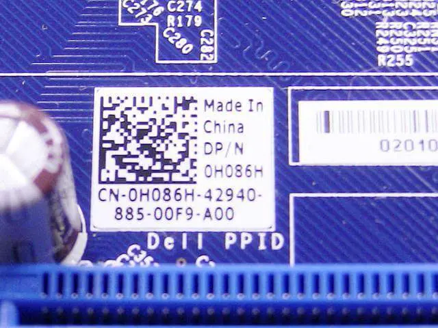 Alt view image 6 of 6 - Dell H086H Motherboard For Vostro A180 Desktop Tower Pc