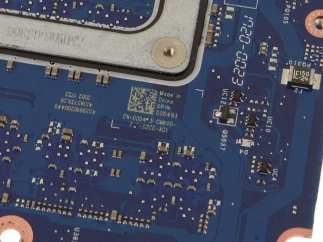 Alt view image 4 of 4 - Dell OEM Latitude 3189 System Board Intel Pentium 1.1GHz Quad  Motherboard 0D493