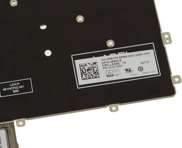 Alt view image 3 of 6 - New US INTL Dell OEM Latitude 13 7370 Laptop Keyboard  Backlight R8H75