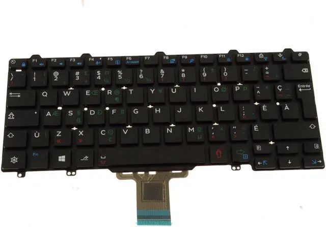 Main image of French Canadian PQ Dell OEM Latitude E7250 E5250 3150 Laptop Keyboard WRCJ9