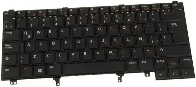 Main image of Spanish Dell OEM Latitude E6430 E5430 E6330 Non-Backlit  Laptop Keyboard K202P