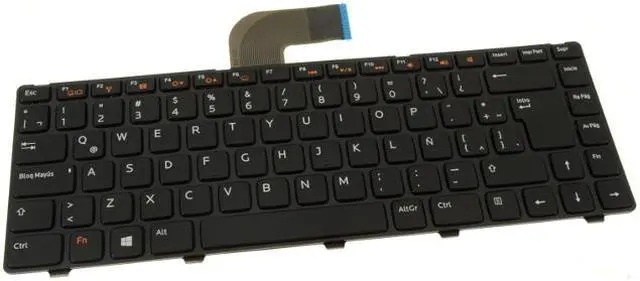 Main image of New SPANISH Dell OEM Inspiron 7420 5420 Backlit Laptop Keyboard 1M01M