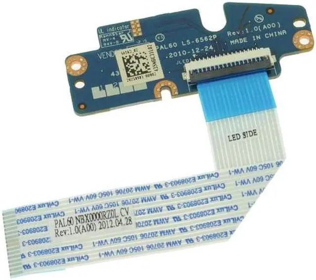 Alt view image 2 of 2 - Dell OEM Latitude E6520 Mute and Volume Buttons Circuit Board  Cable