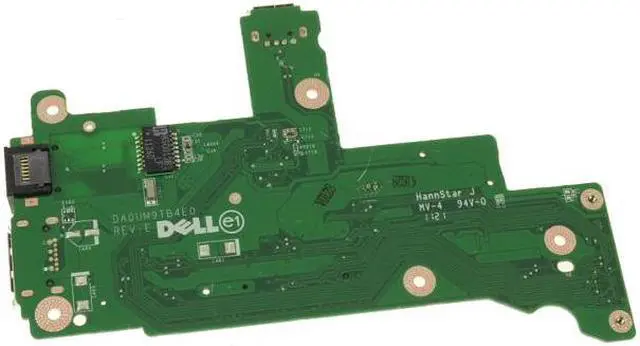 Alt view image 3 of 3 - Dell OEM Inspiron N7010 USB E-SATA RJ-45 Ports IO Circuit Board MH92D