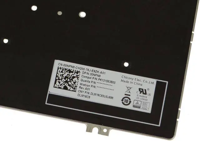 Alt view image 3 of 11 - New Dell OEM Latitude 5289 7280 5280 7380 Laptop Keyboard  Backlight 0NPN8