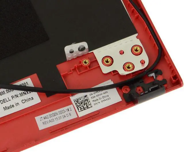 Main image of New Red Dell OEM Inspiron 3441 3442 14" LCD Back Cover Lid Top Assembly MNX23