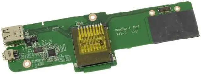 Main image of Dell OEM Vostro 1015 USB Firewire Card Reader IO Circuit Board MR7GX