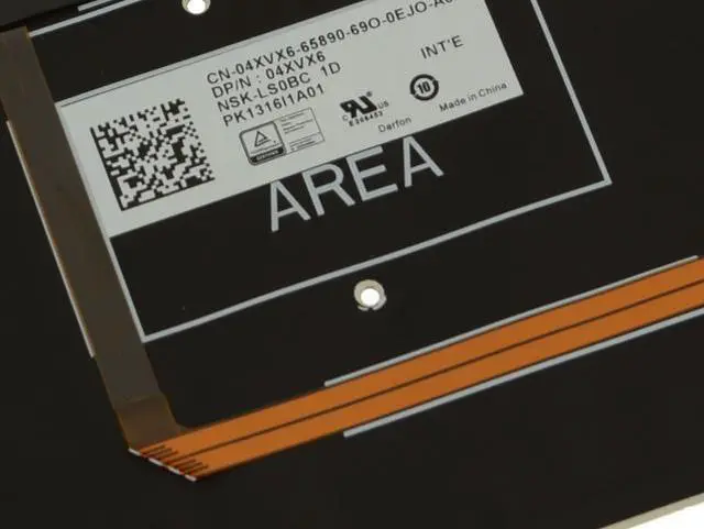Alt view image 3 of 3 - New US INTL Dell OEM Inspiron 7547 7548 XPS 9350 Laptop Backlit Keyboard 4XVX6